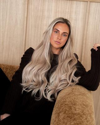 Luxurious Hairextensions Catwalk Ready onzichtbare clip-in haarextensions van 100% menselijk haar, 60 cm lang.
