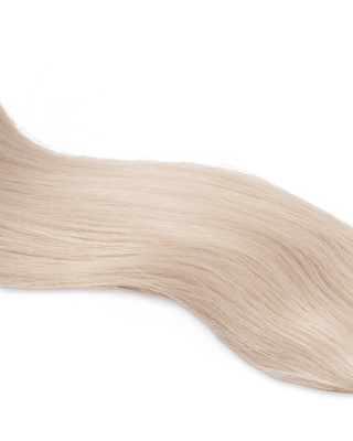 Luxurious Hairextensions Catwalk Ready invisibele clip-in haarextensies van 100% menselijk haar, 60 cm lang, voor extra volume.