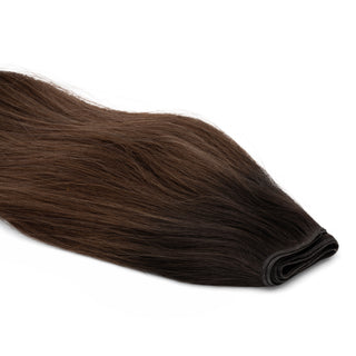 Luxurious Hairextensions Deluxe Double Weft Pro, 100% menselijk haar, lange haarextensies van 50 cm, volle en glanzende haarstijl