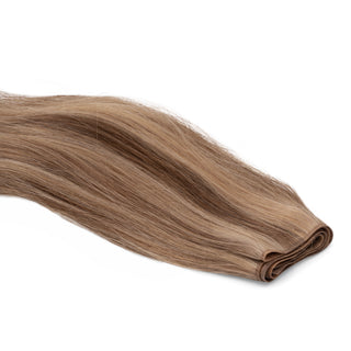 Luxurious Hairextensions Deluxe Double Weft Pro, 50cm, 100% menselijk haar, haarextensies, dikke plukken voor vol haar