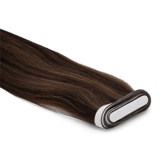 Luxurious Hairextensions Deluxe Infinity Strip Tape-In Weft met 100% menselijk haar, lang en dik voor natuurlijke haarextensies
