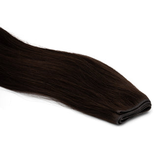 Luxurious Hairextensions Deluxe Triple Weft Pro, 100% menselijk haar, lange haarextensies van 50 cm met weeftechniek.