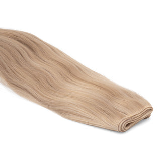 Luxueuze Luxurious Hairextensions Deluxe Triple Weft Pro van 100% menselijk haar, 50 cm lang, zichtbaar in de afbeelding