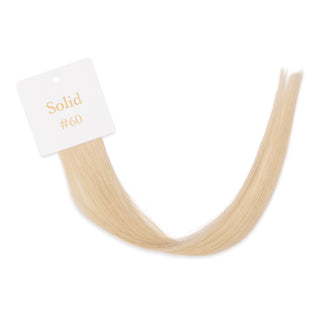 Luxurious-Hairextensions shade testers voor haarextensies, tonen verschillende haarkleuren en texturen in een overzicht.
