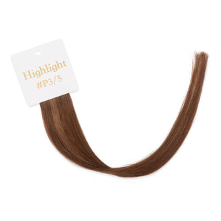 Luxurious-Hairextensions shade testers voor haarextensies met verschillende haarkleuren en texturen, zichtbaar in de afbeelding