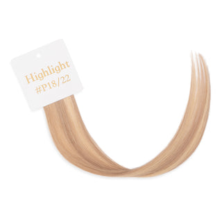 Luxurious-Hairextensions shade testers voor haarextensions in verschillende kleuren, zichtbaar in de afbeelding.